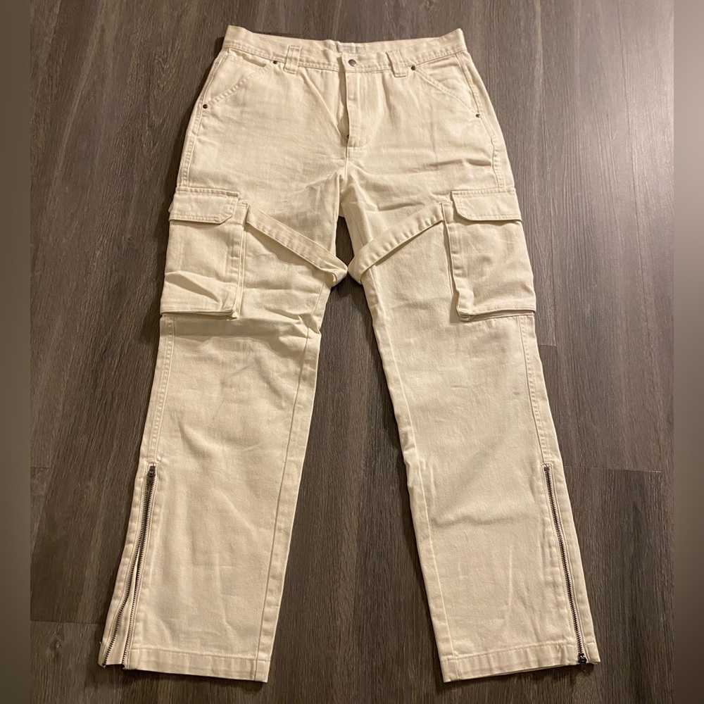 Y2K Cream cargo pants